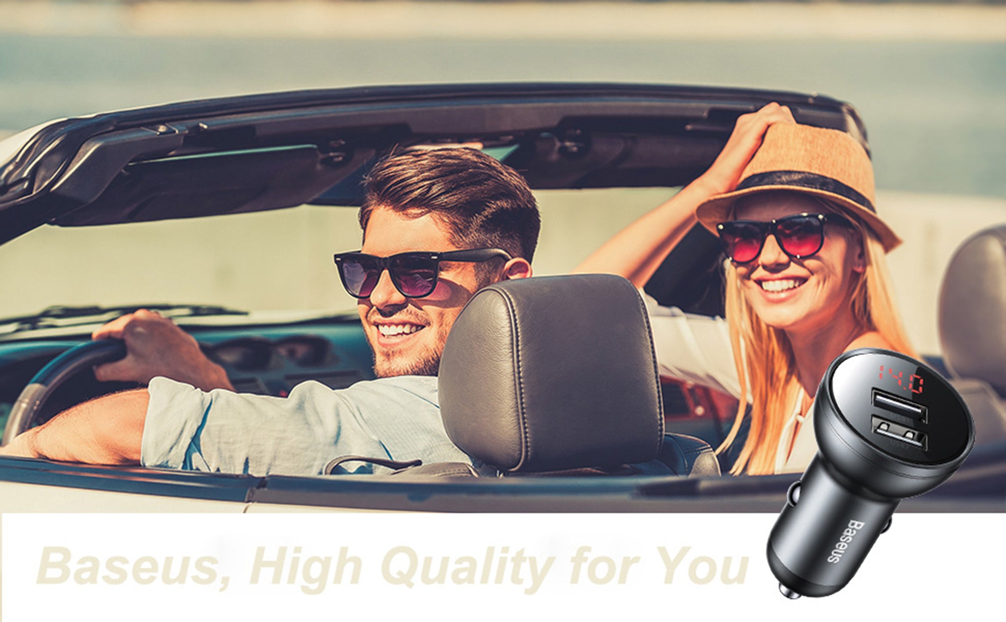Baseus Dual USB-A Car Charger 24W 4.8A